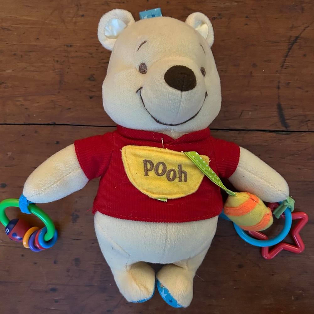 Winnie the Poo Bear Attachable Plushie with Toys
